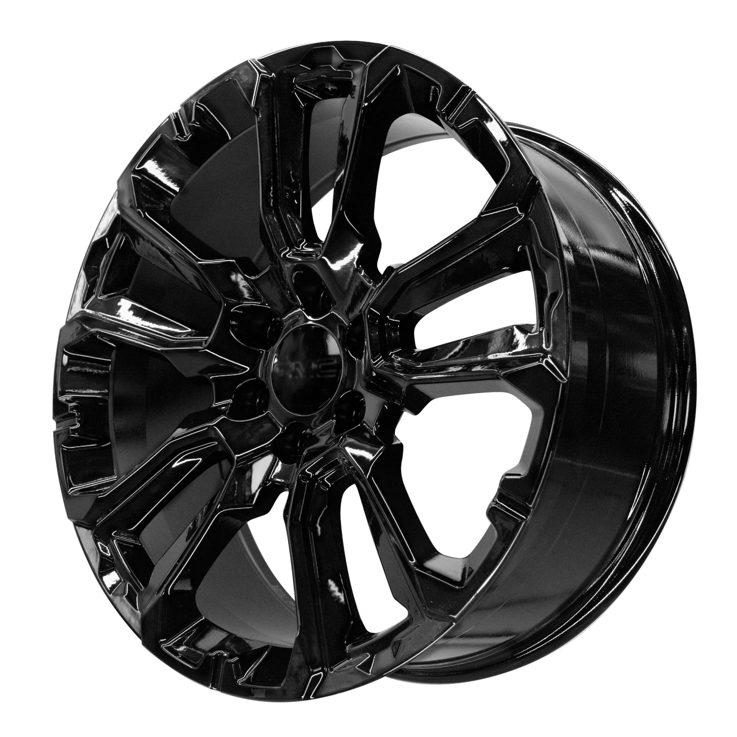 22x9.0 Gloss black - Fits Chevrolete Silverado 1500, Tahoe, Suburban, Avalanche, Express Van 1500 GMC Sierra K1500, Safari, Savanna Van, Yukon, Denali Cadillac Escalade