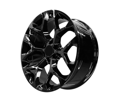 24x10 Gloss black - Fits Chevrolete Silverado 1500,  Tahoe, Suburban, Avalanche, Express Van 1500 GMC Sierra K1500, Safari, Savanna Van, Yukon, Denali Cadillac Escalade