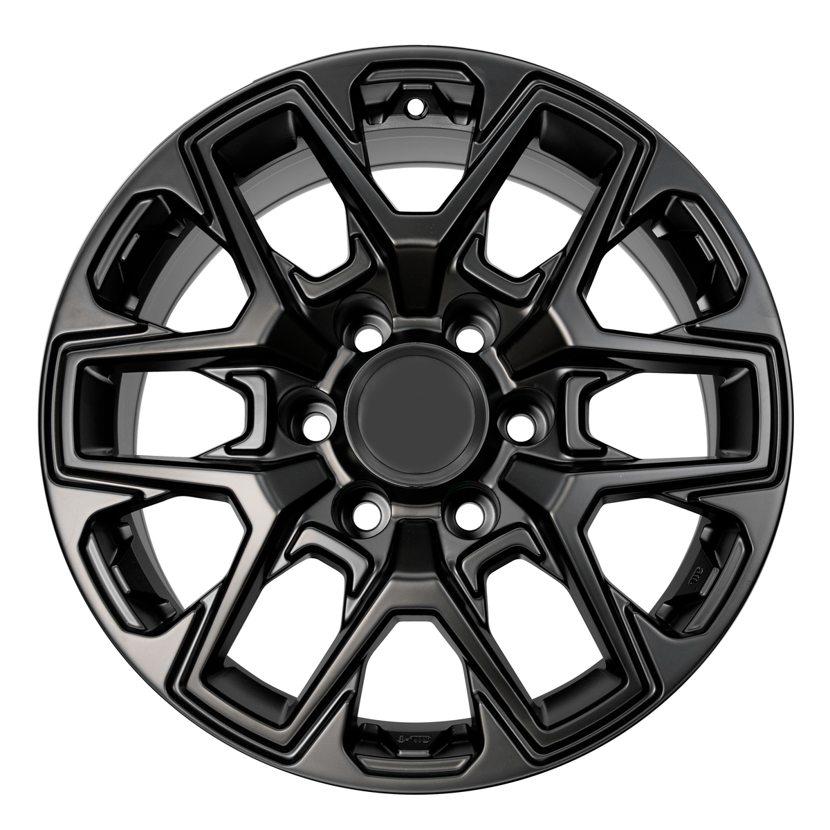 17X8.0 Matt Black Pro Wheels - Fits Toyota TRD Tacoma, 4Runner, FJ Cruiser, Sequoia, Tundra, Lexus GX460 / GX470