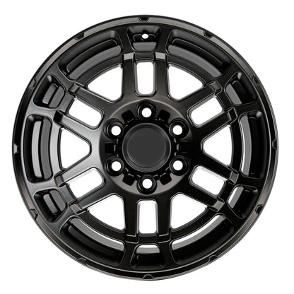 17X9.0 Matt Black Pro Wheels - Fits Toyota TRD Tacoma, 4Runner, FJ Cruiser, Sequoia, Tundra, Lexus GX460/GX470
