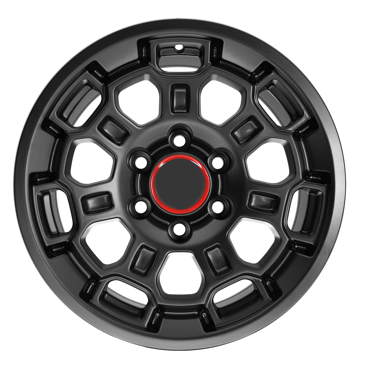 17X8.0 Matte Black Pro Wheels - Fits Toyota TRD Tacoma, 4Runner, FJ Cruiser, Sequoia, Tundra, Lexus LX600/GX550