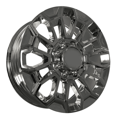 22X8.5 Gloss Black Wheels - Fits  Rims 2500 3500  Silverado GMC Sierra HD