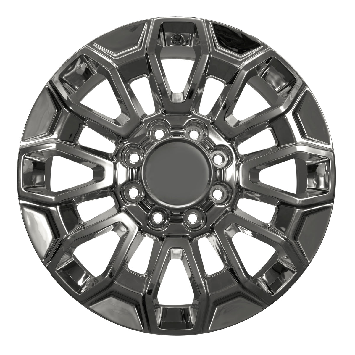 22X8.5 Gloss Black Wheels - Fits  Rims 2500 3500  Silverado GMC Sierra HD