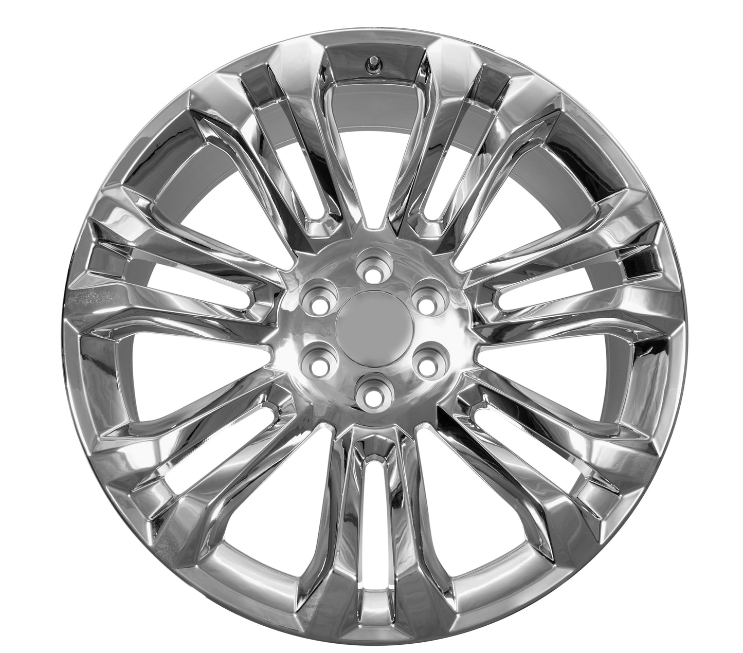 24x10 Chrome - Fits Chevrolete Silverado 1500,  Tahoe, Suburban, Avalanche, Express Van 1500 GMC Sierra K1500, Safari, Savanna Van, Yukon, Denali Cadillac Escalade