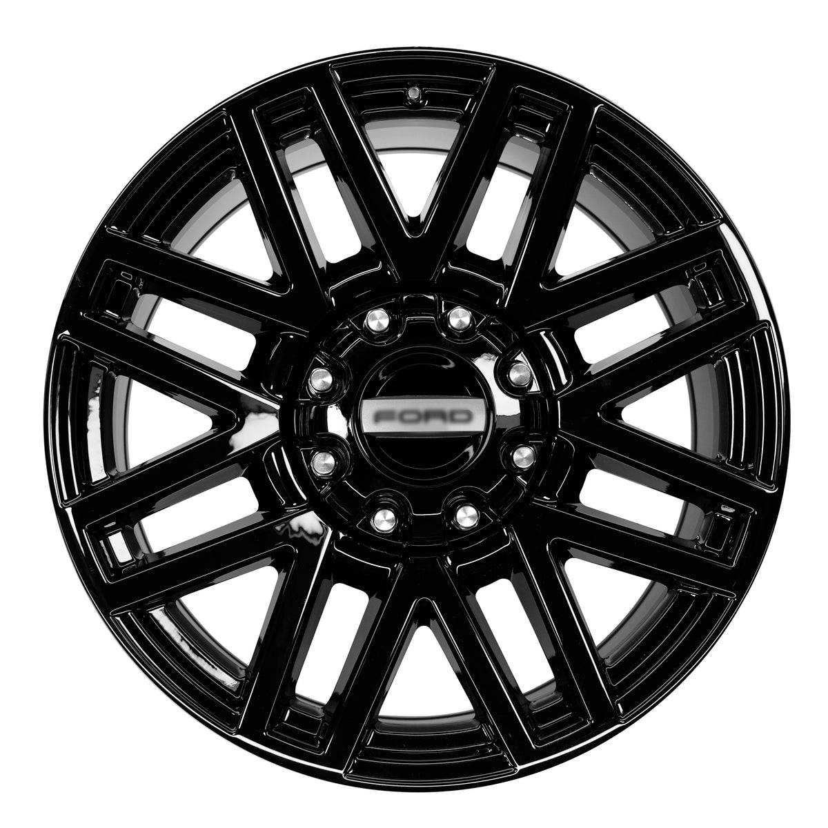 22x9.0 Chrome/Gloss Black - Fits Ford F250 F350