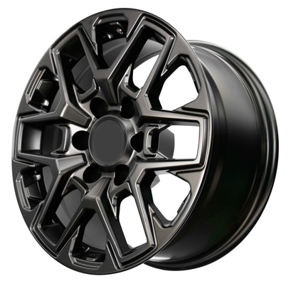 18X9 Matte Black Pro Wheels - Fits Toyota Trd Tacoma, 4Runner, Fj Cruiser, Sequoia, Tundra, Lexus Lx600/Gx550