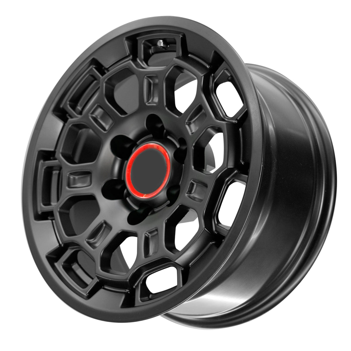 17X8.0 Matte Black Pro Wheels - Fits Toyota TRD Tacoma, 4Runner, FJ Cruiser, Sequoia, Tundra, Lexus GX460/GX470