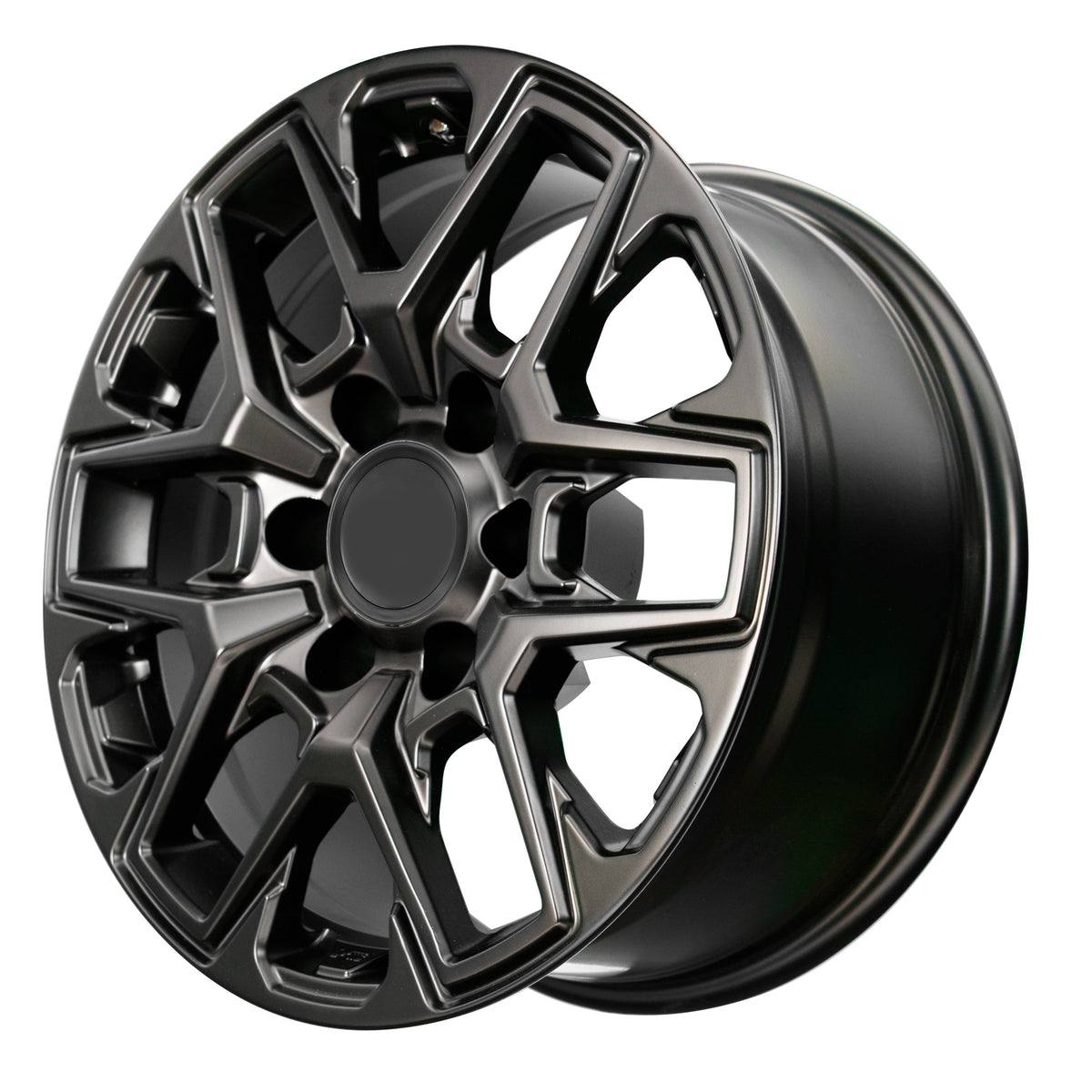 17X8.0 Matt Black Pro Wheels - Fits Toyota TRD Tacoma, 4Runner, FJ Cruiser, Sequoia, Tundra, Lexus GX460/GX470