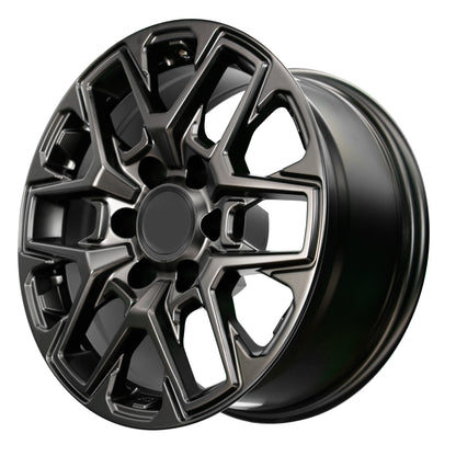 17X8.0 Matt Black Pro Wheels - Fits Toyota TRD Tacoma, 4Runner, FJ Cruiser, Sequoia, Tundra, Lexus GX460/GX470