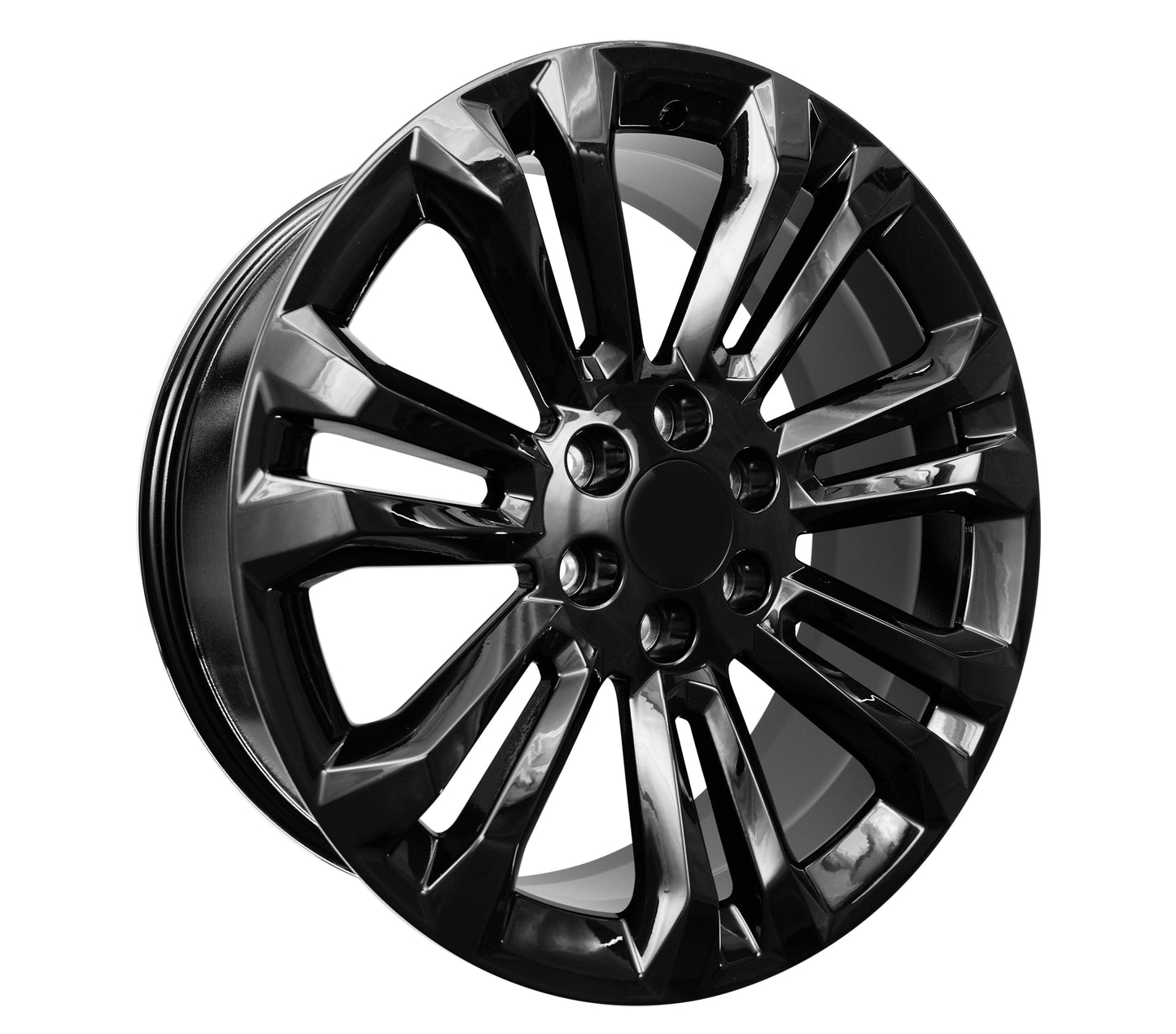 24x10 Chrome - Fits Chevrolete Silverado 1500,  Tahoe, Suburban, Avalanche, Express Van 1500 GMC Sierra K1500, Safari, Savanna Van, Yukon, Denali Cadillac Escalade