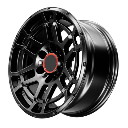 17X9.0 Matt Black Pro Wheels - Fits Toyota TRD Tacoma, 4Runner, FJ Cruiser, Sequoia, Tundra, Lexus GX460/GX470