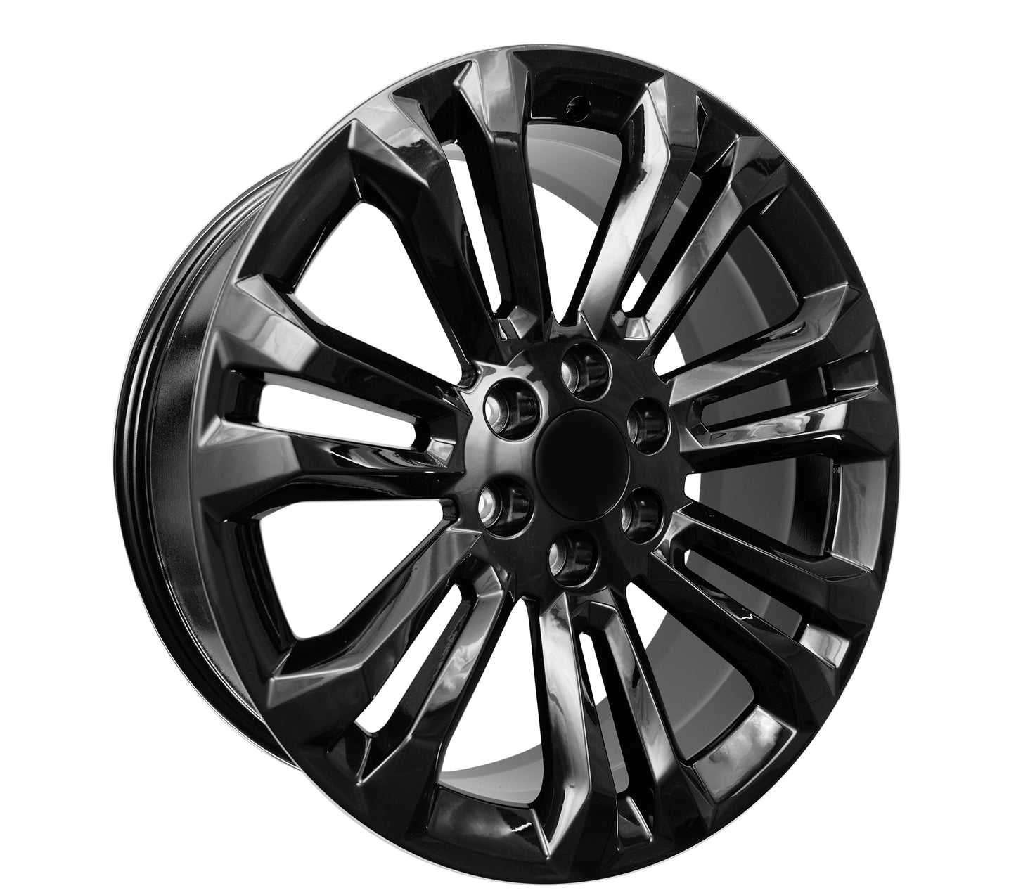 22x9.0 Chrome - Fits Chevrolete Silverado 1500,  Tahoe, Suburban, Avalanche, Express Van 1500 GMC Sierra K1500, Safari, Savanna Van, Yukon, Denali Cadillac Escalade
