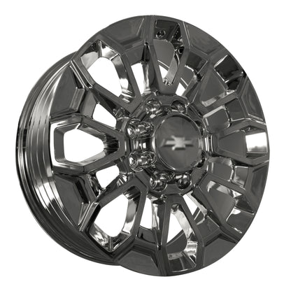 22X8.5 Gloss Black Wheels - Fits Chevrolet Rims 2500 3500  Silverado HD