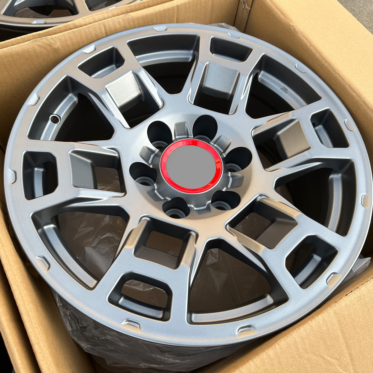 17X8.0 Matte Black Pro Wheels - Fits Toyota TRD Tacoma, 4Runner, FJ Cruiser, Sequoia, Tundra, Lexus GX460/GX470